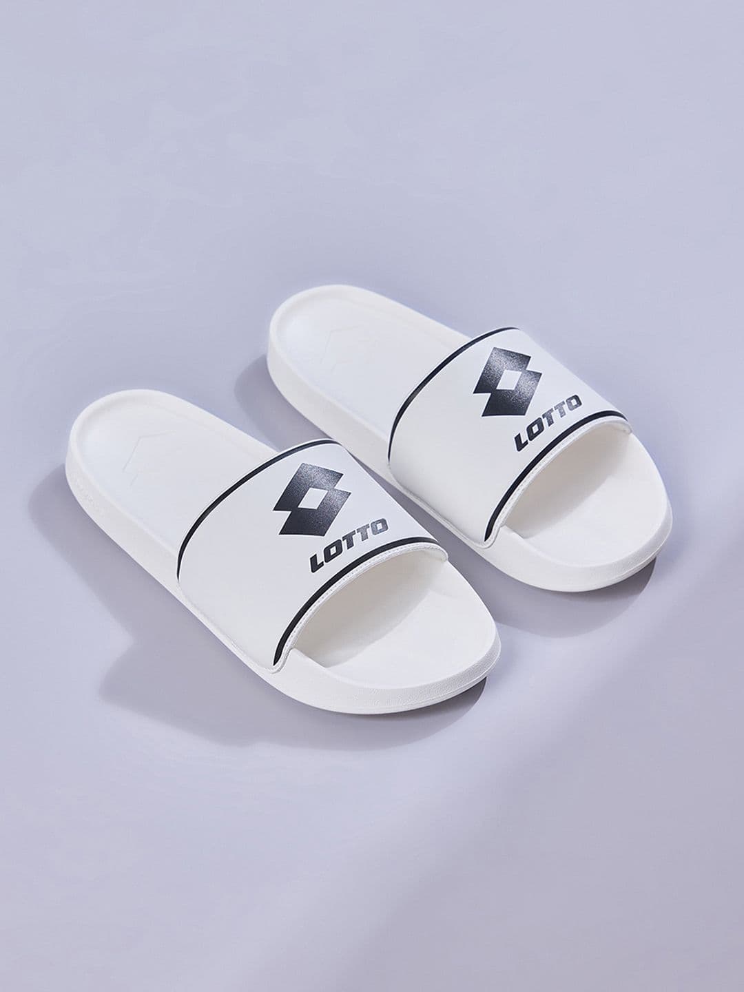 Lotto Men Midway White Slides - view 1