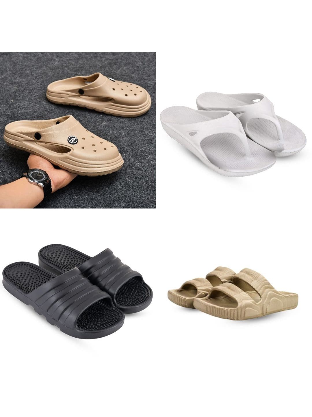 Feel alive Set Of 4 Slip-On Clogs - view 1