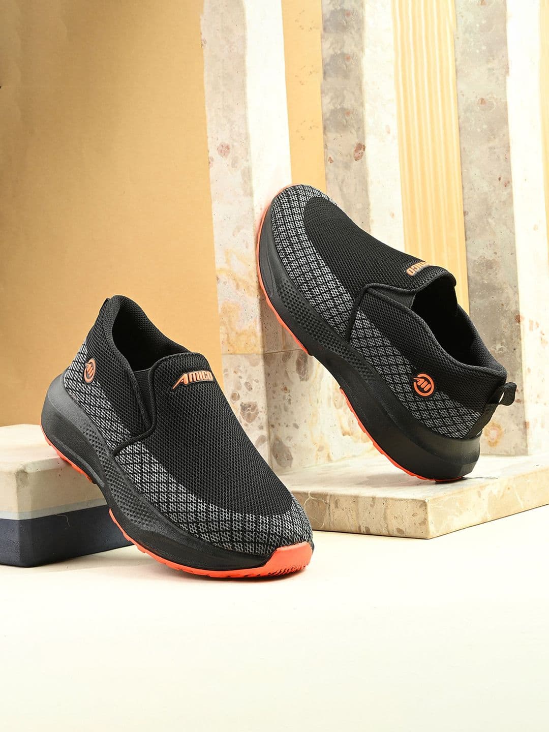 AMICO Men Mesh Slip-On Lightweight unning Non-Marking Shoes - view 1