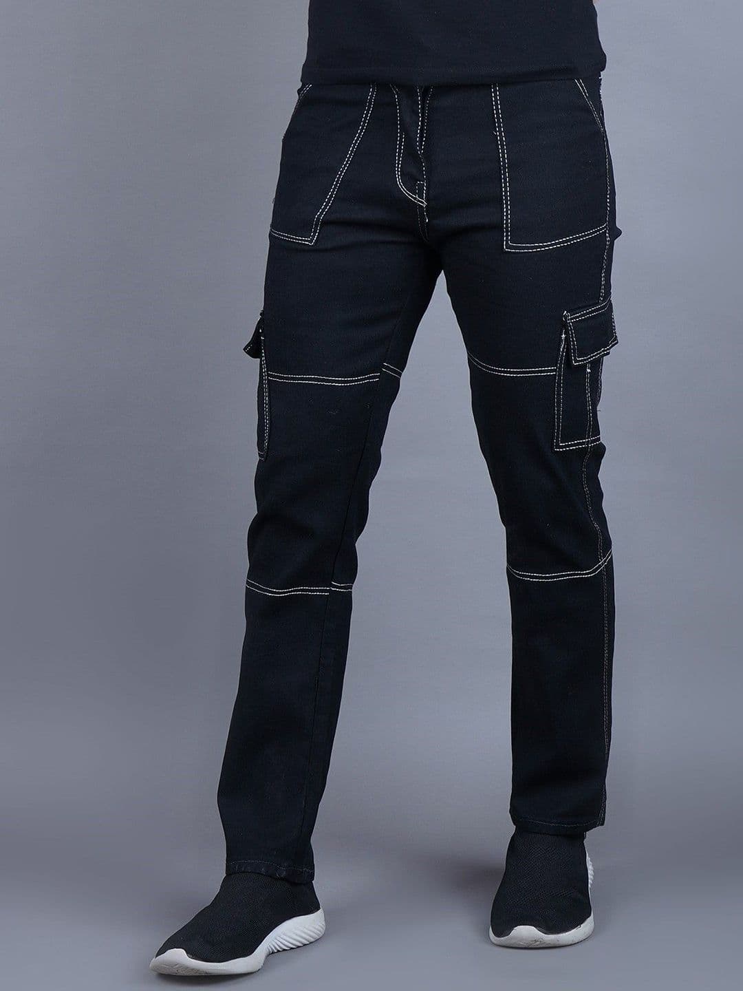 MaverIQ Men Classic Relaxed Fit Mid-Rise Stretchable Jeans - view 1
