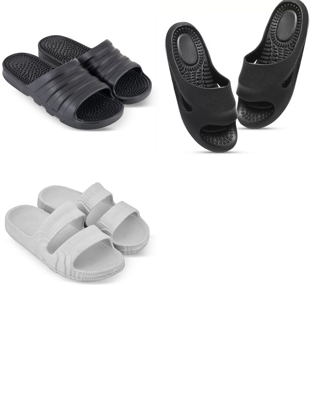 Feel alive Men Set Of 3 Ultra-Comfortable Lightweight Flip Flops - view 1