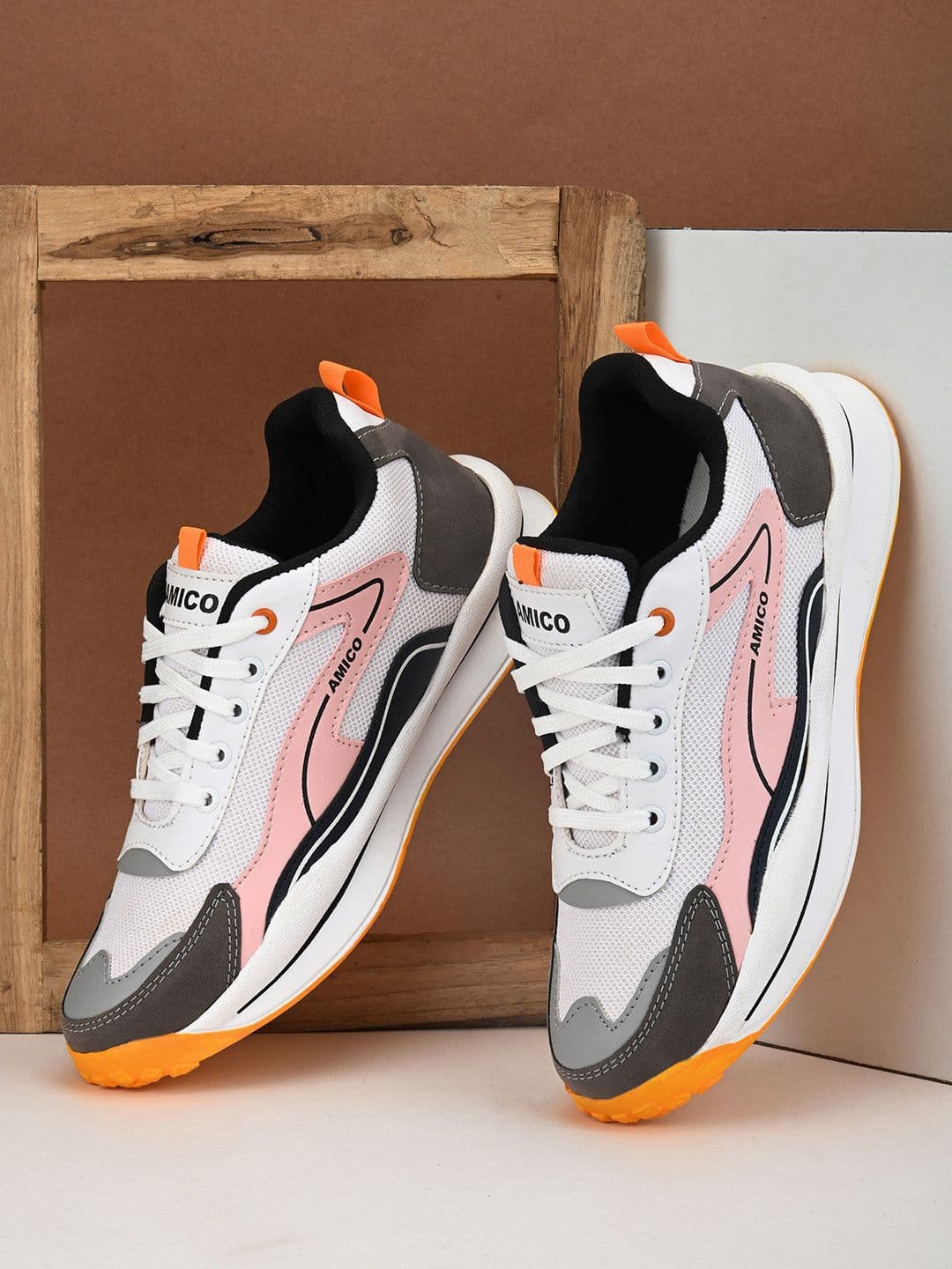AMICO Men Mesh Running Non-Marking Shoes - view 1