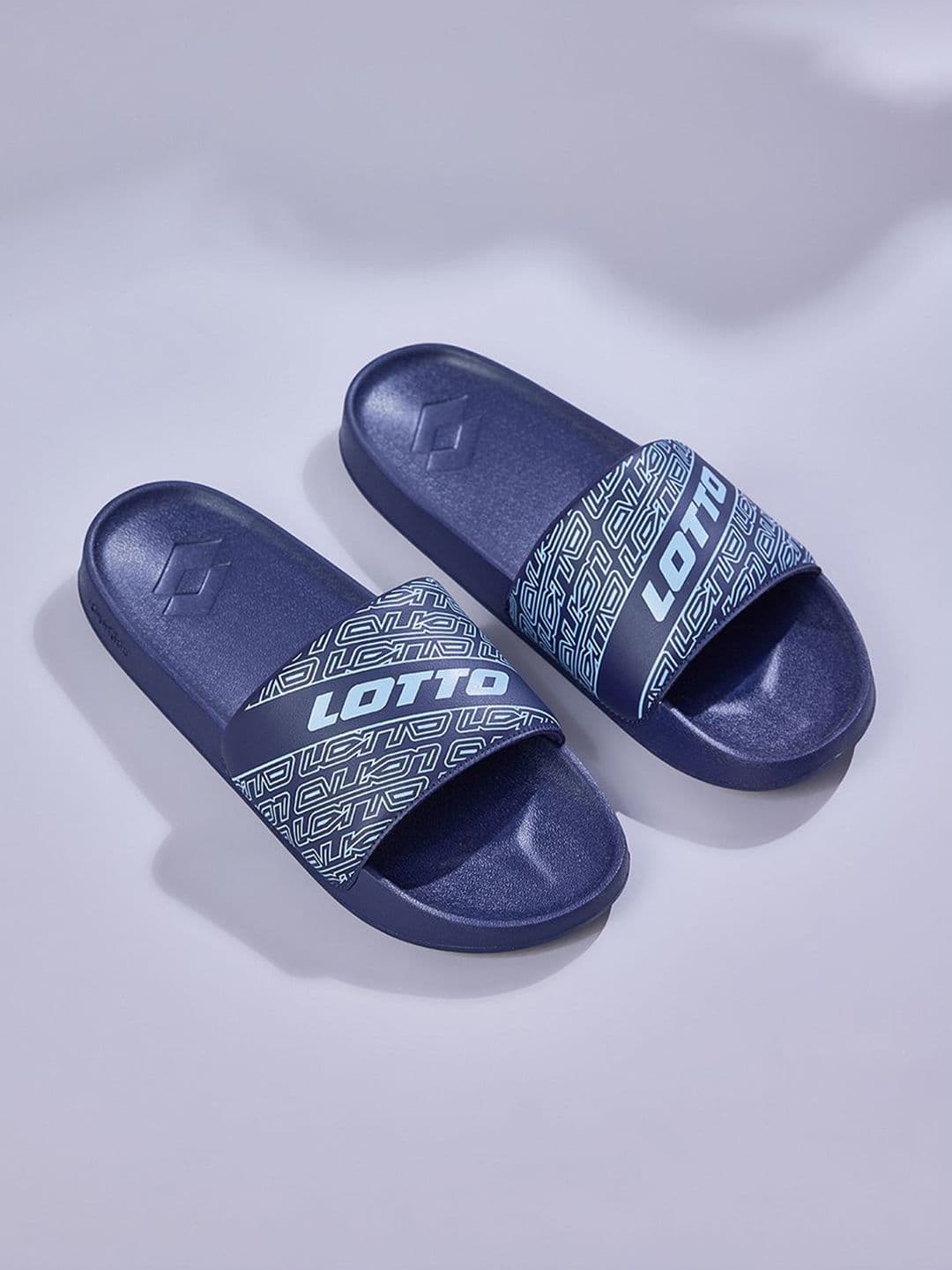 Lotto Men Midway GFX Navy Slides - view 1