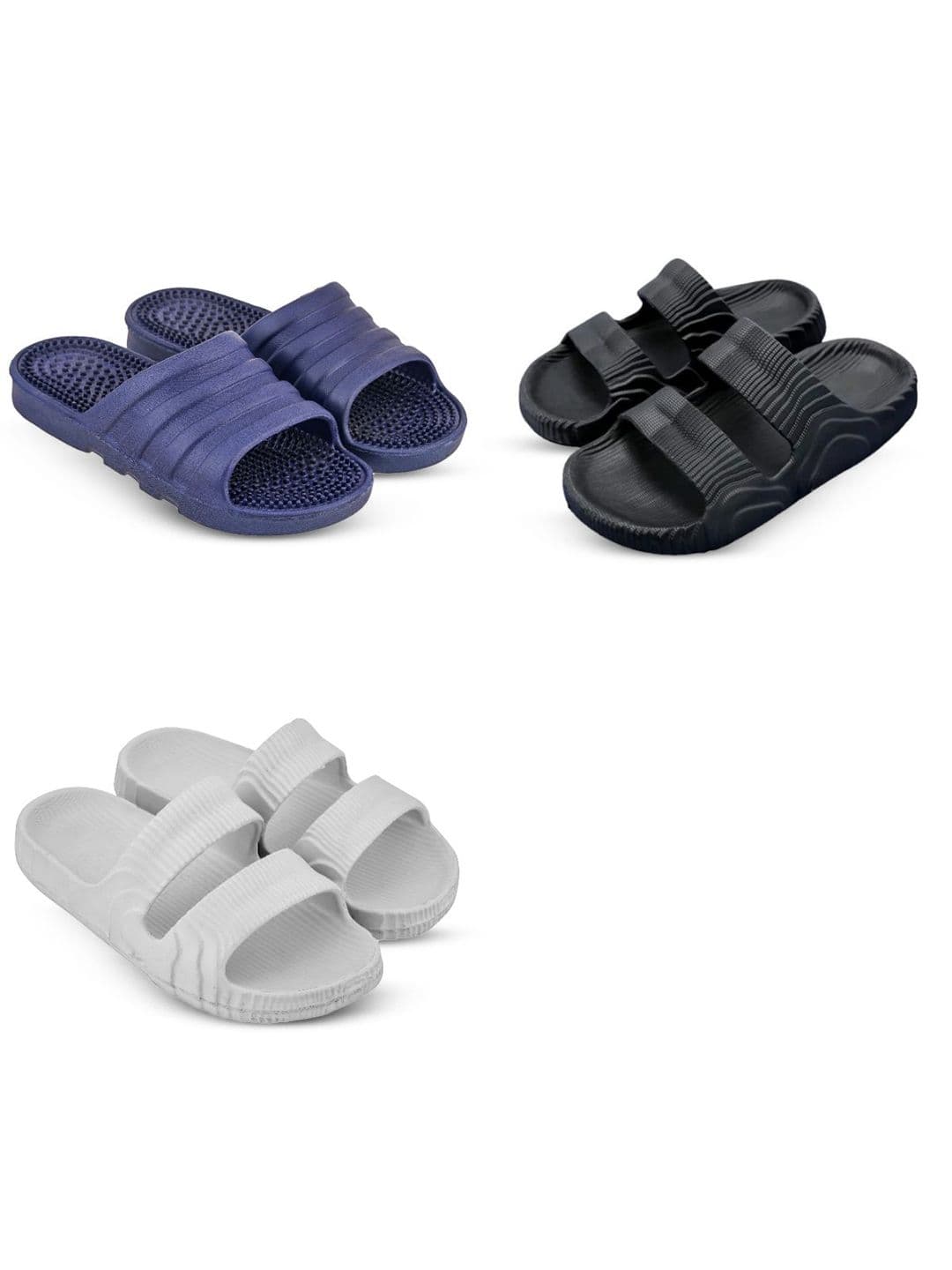 Feel alive Men Set of 3 Lightweight Flip-Flops - view 1