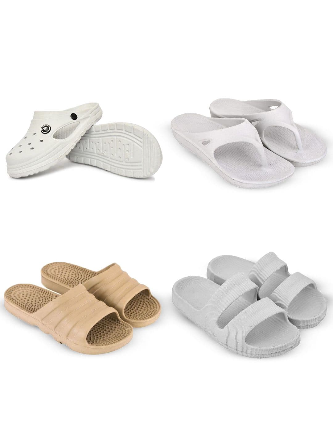 Feel alive Set Of 4 Ultra-Comfortable Thong Flip-Flops - view 1