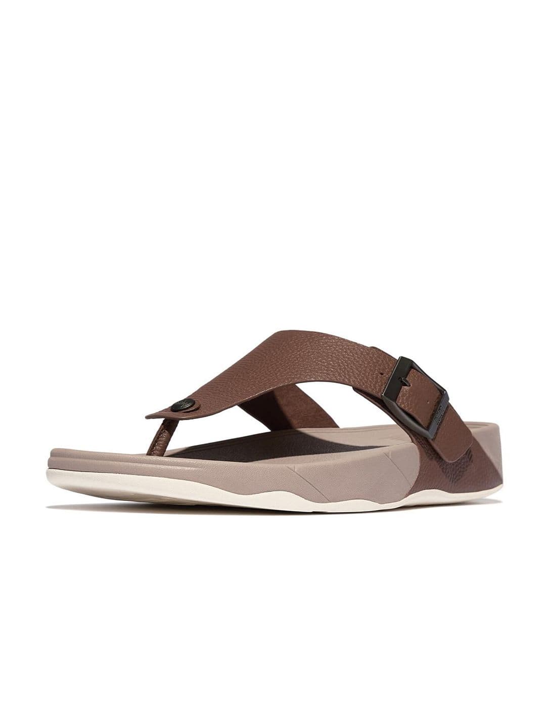 fitflop Men Textured Rubber Sliders with Buckle - view 1