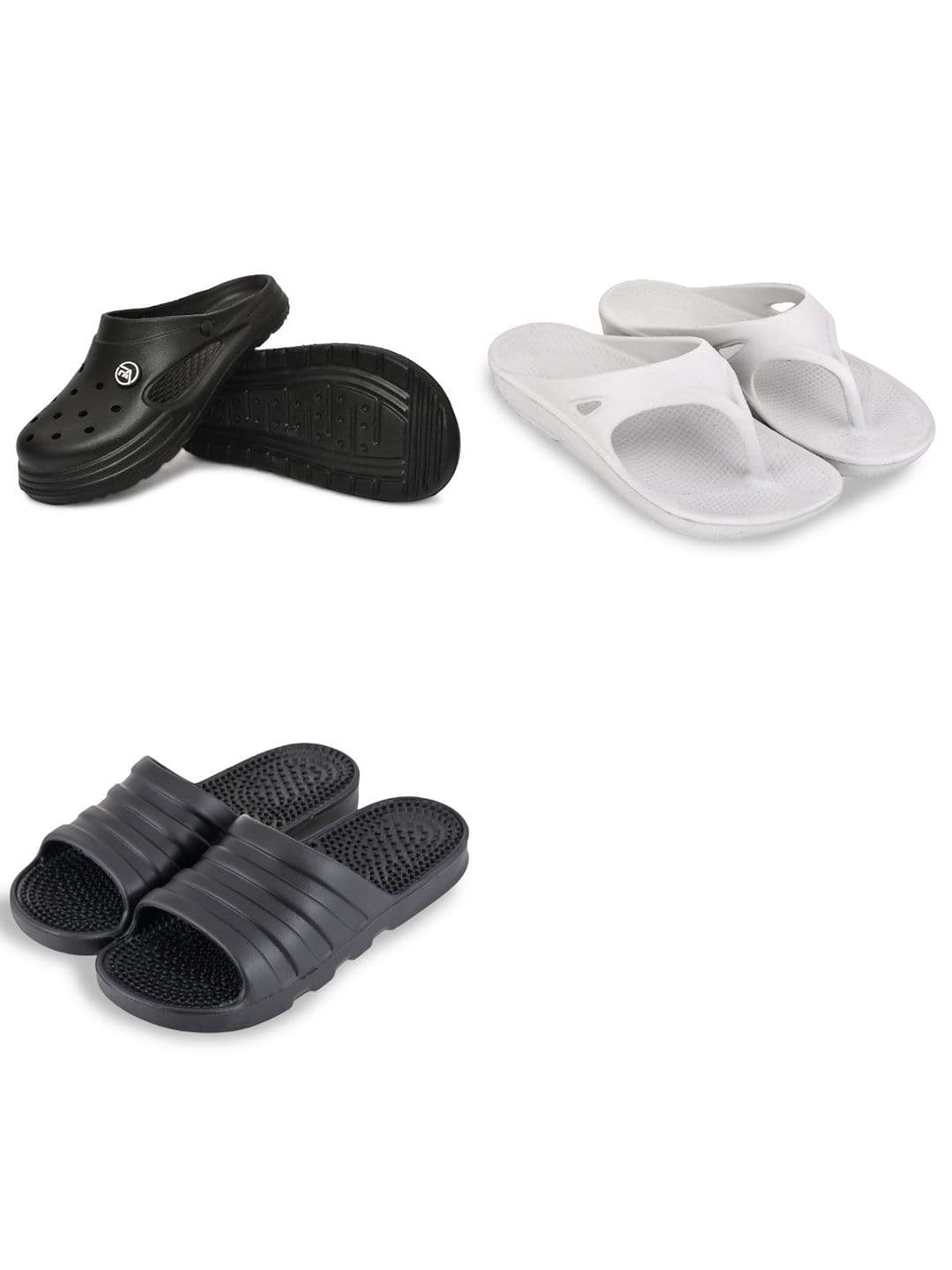 Feel alive Men Set of 3 Lightweight Flip Flops - view 1