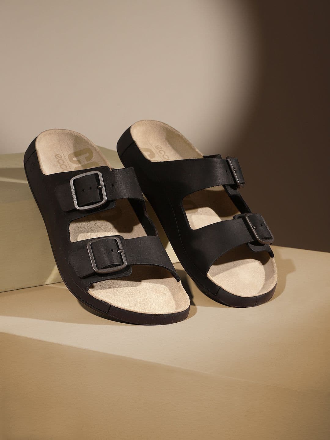 ECCO Men Leather Comfort Sandals - view 1
