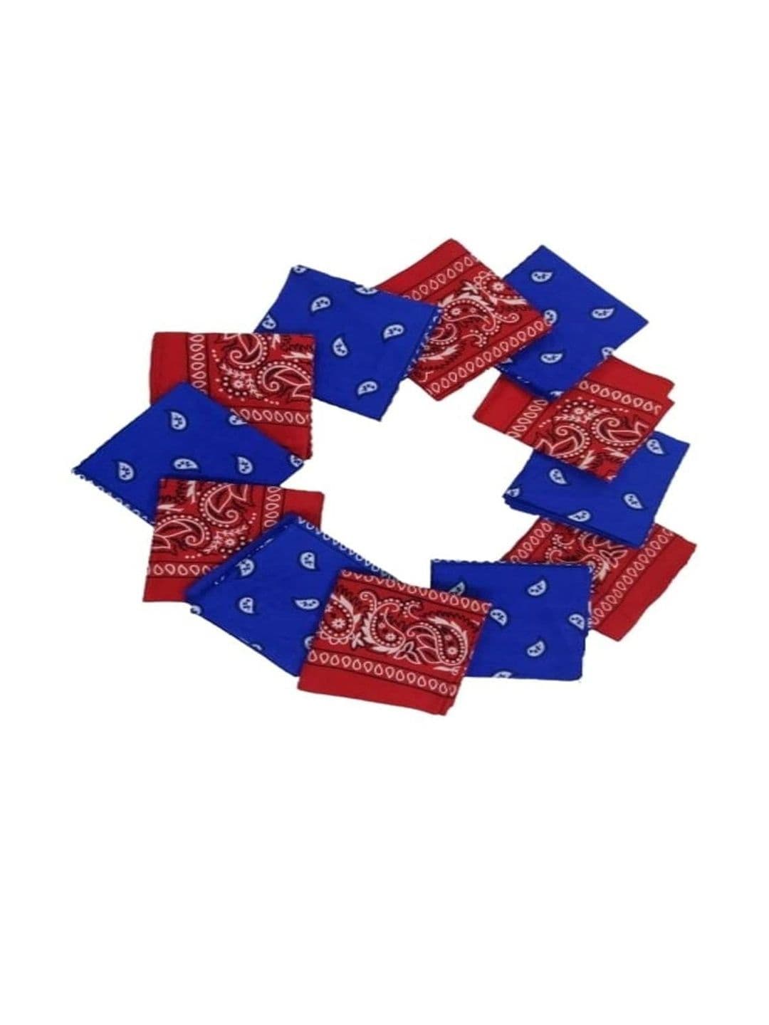 Navkar Crafts Pack of 12 Printed Cotton Bandanas Headband - view 1