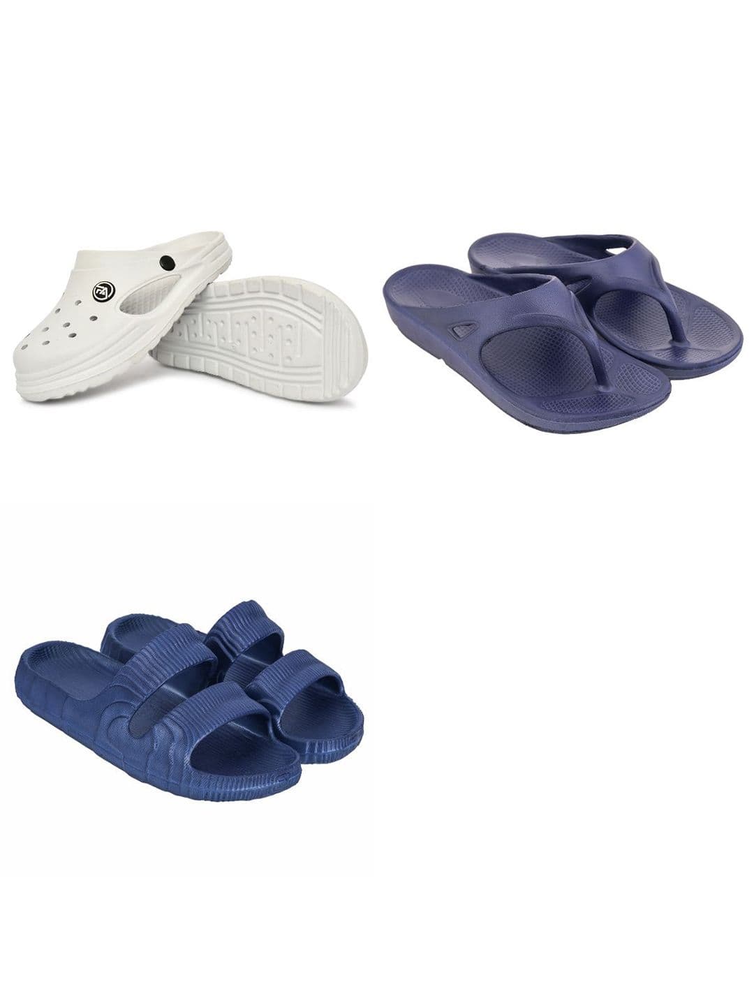 Feel alive Set Of 3 Ultra-Comfortable & Lightweight Clogs - view 1