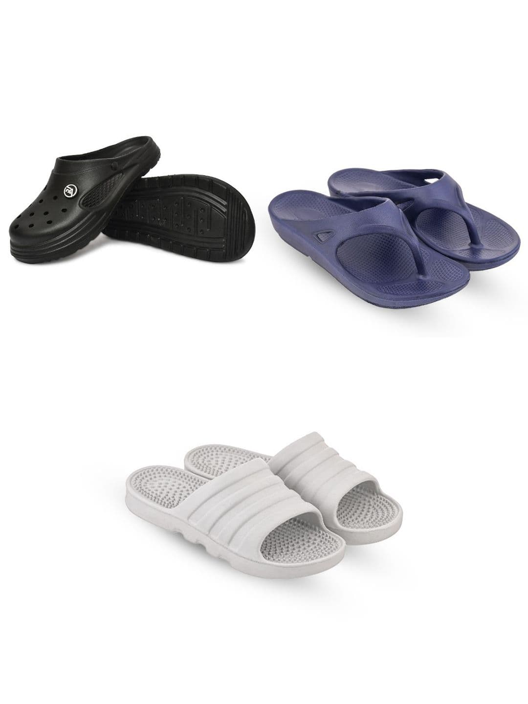 Feel alive Set of 3 Ultra-Comfortable Lightweight Sliders - view 1