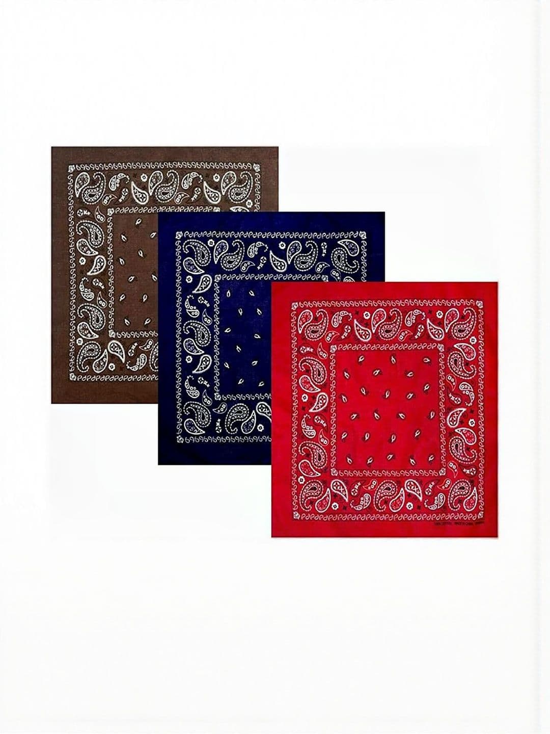 Navkar Crafts Unisex Pack of 3 Chill Wrap Cotton Bandanas - view 1