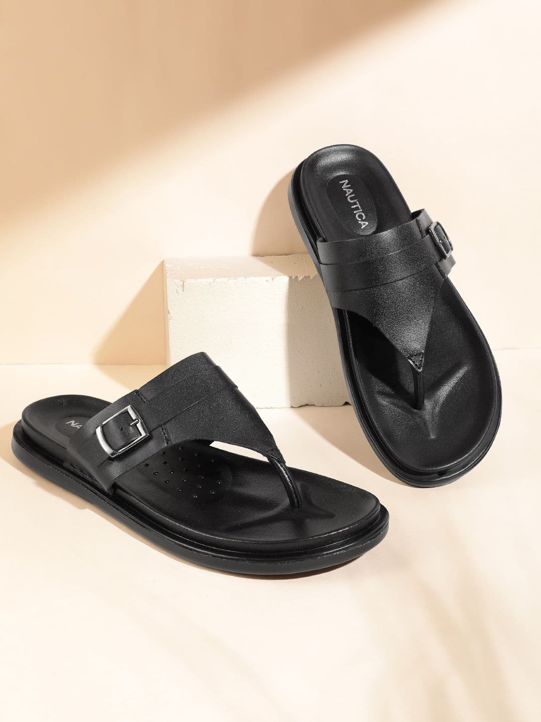 Nautica Men Leather Comfort Sandals - view 1