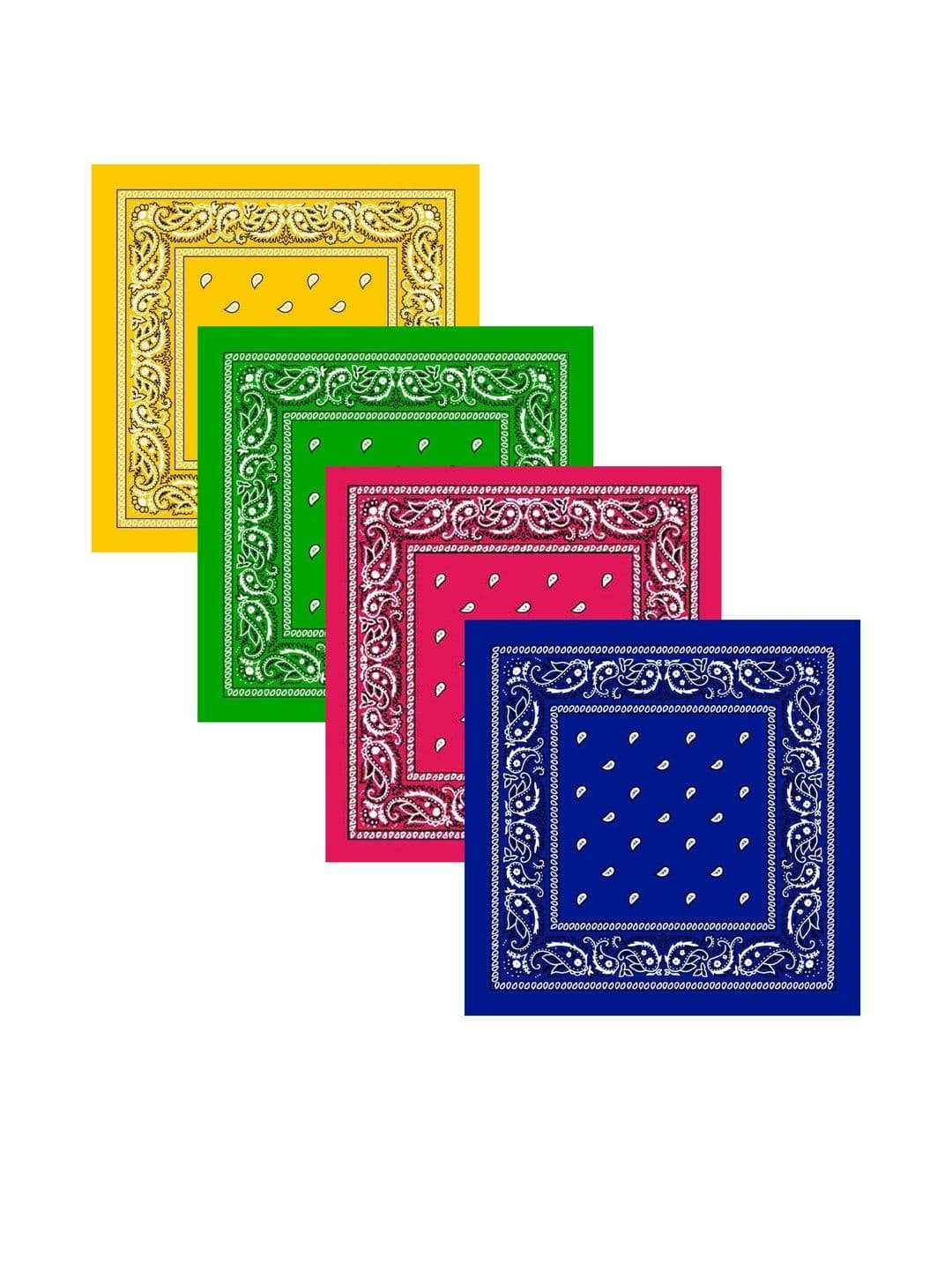 Navkar Crafts Pack of 4 Cotton Paisley Bandana Headband - view 1