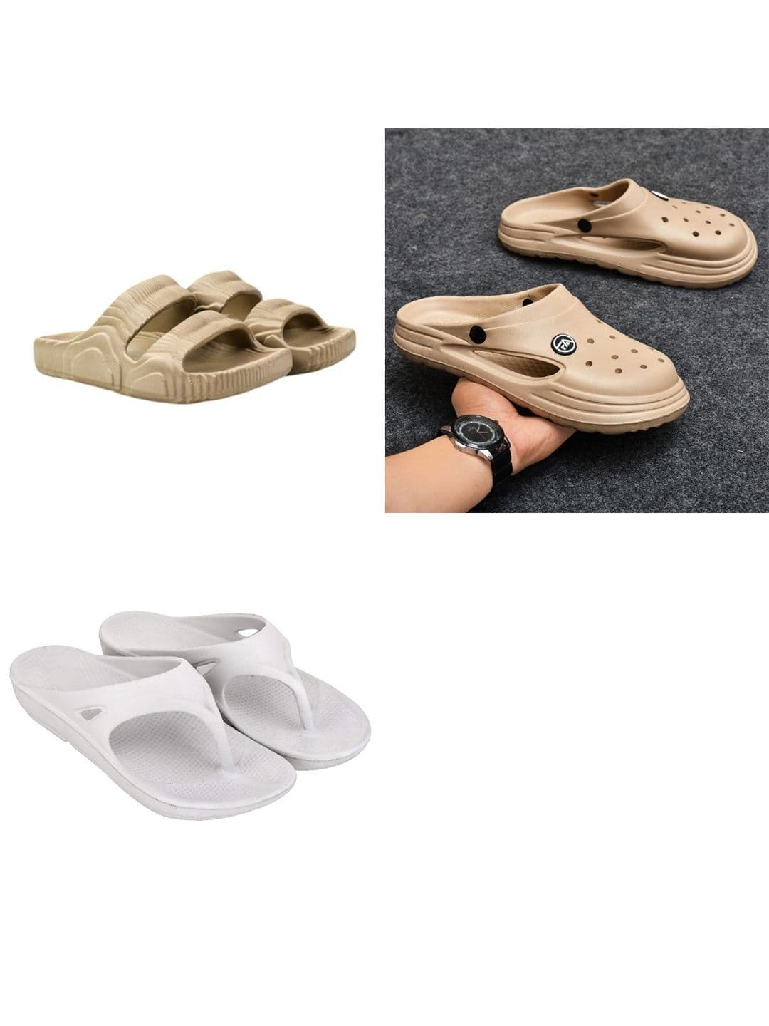 Feel alive Set Of 3 Ultra-Comfortable Thong Flip-Flops - view 1