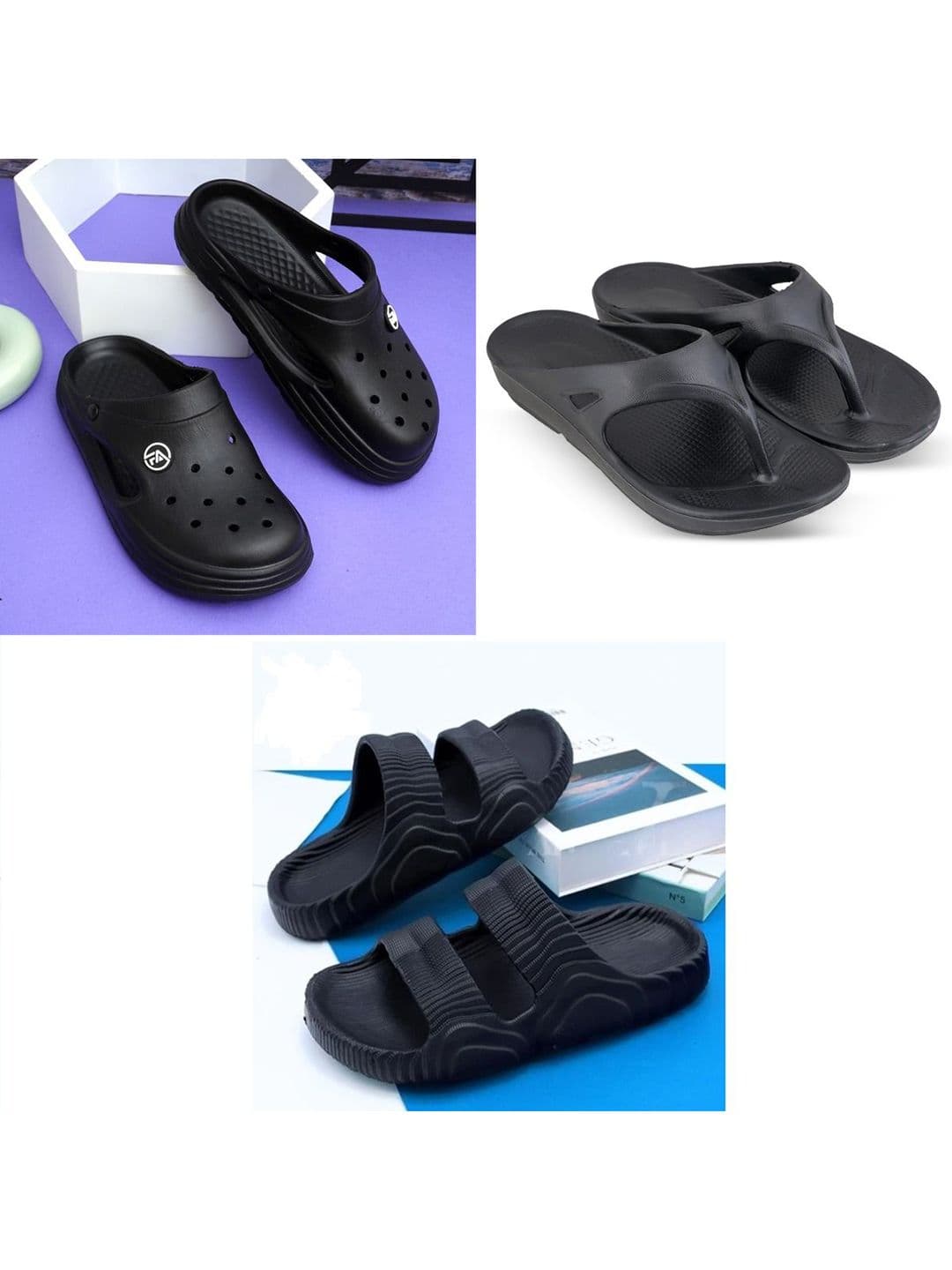 Feel alive Men Set Of 3 Sliders - view 1