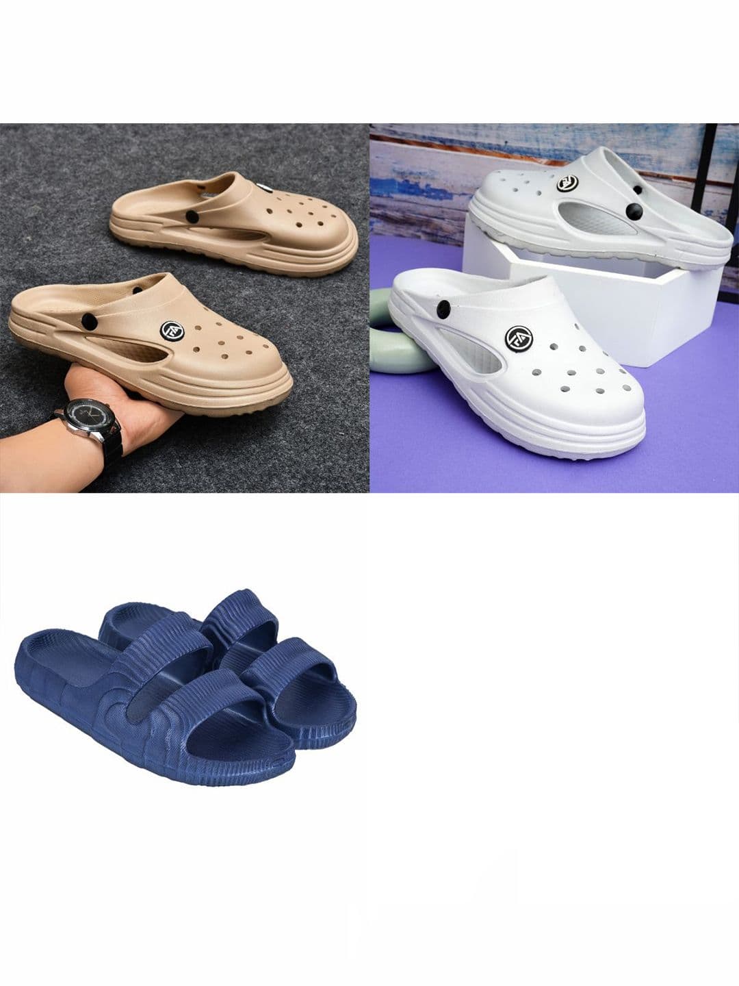 Feel alive Set Of 3 Ultra-Comfortable Lightweight Thong Flip-Flops - view 1