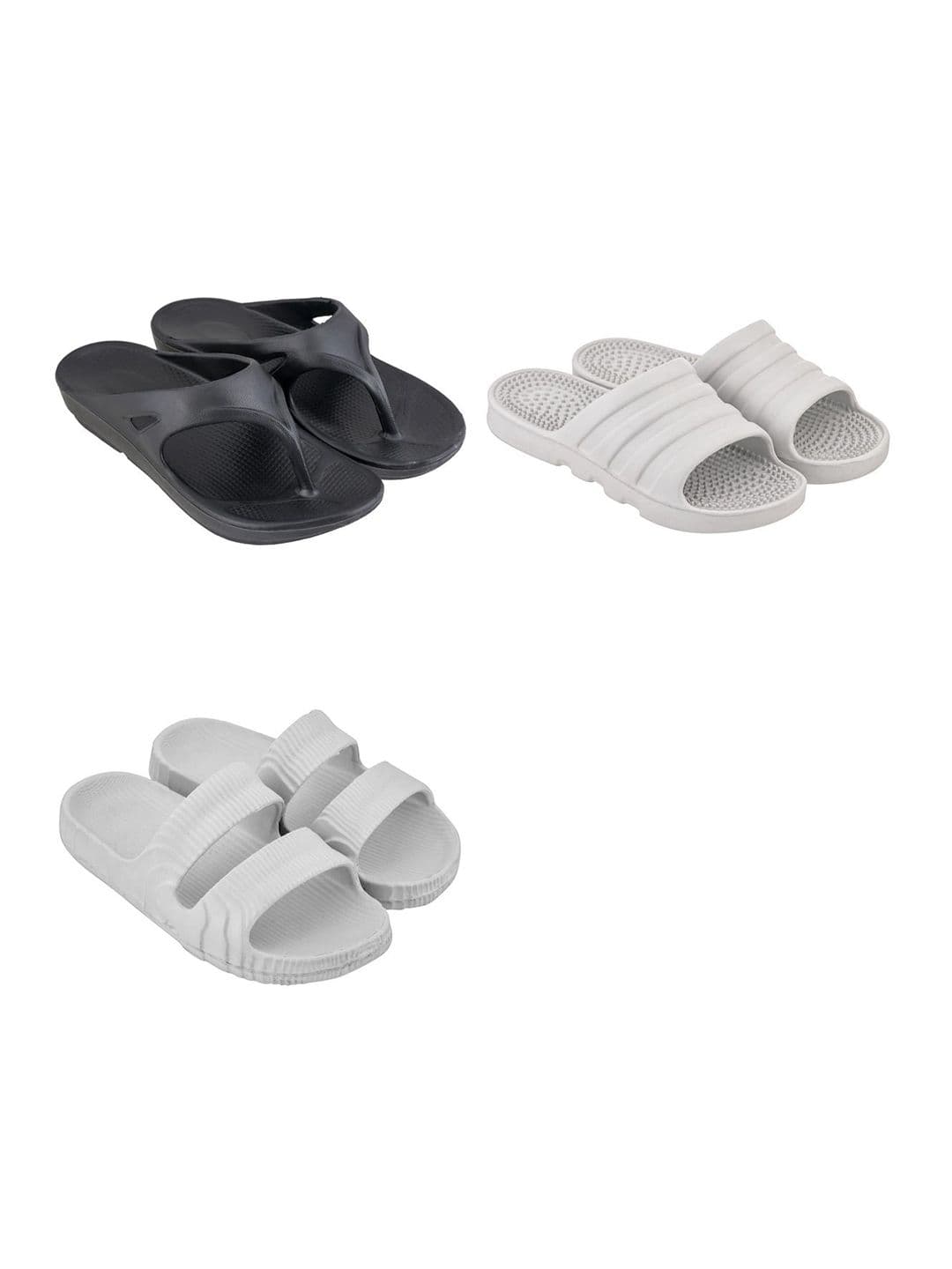 Feel alive Men Pack of 3 Slip-On Flip-Flops - view 1