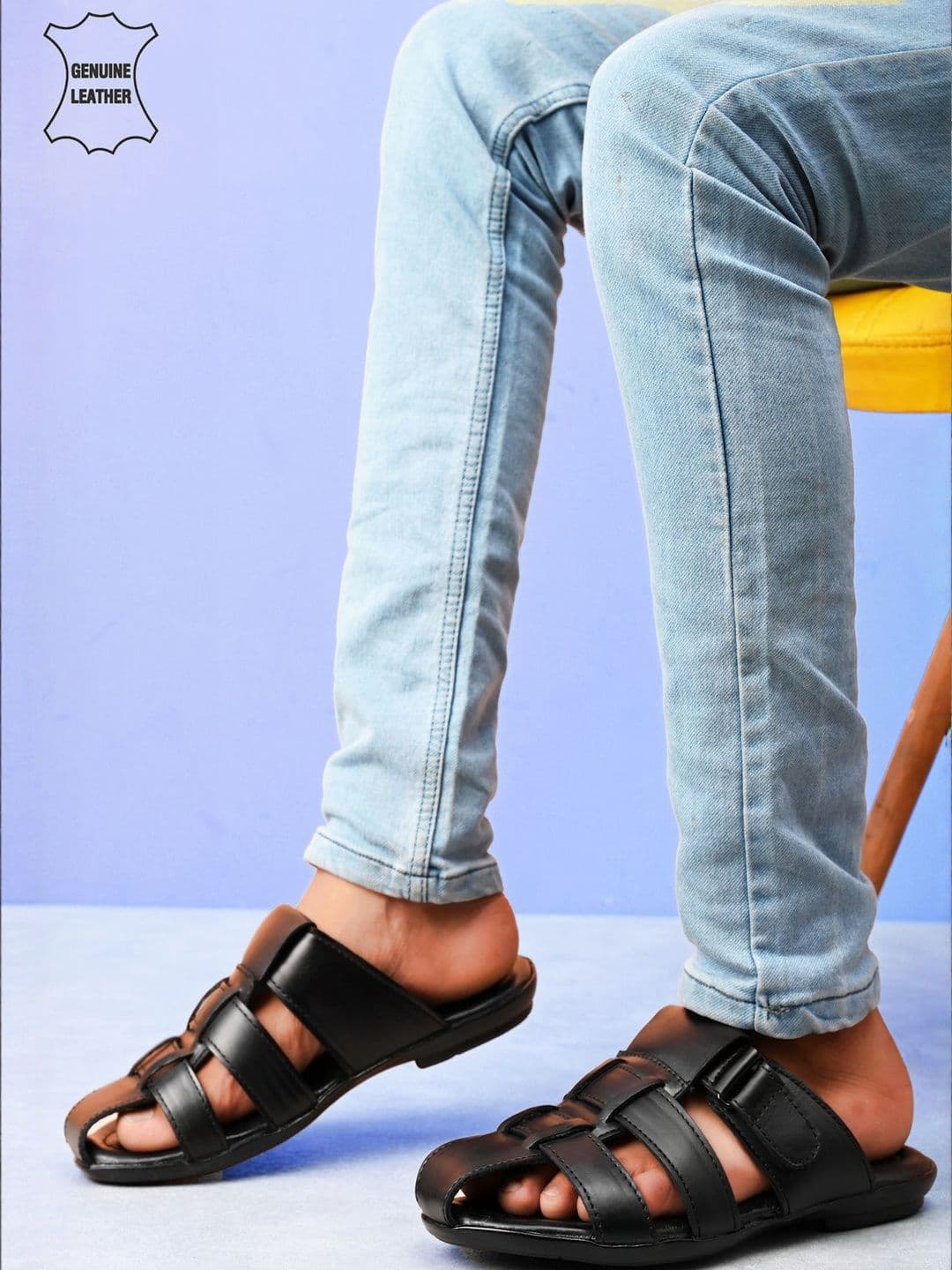 HERE&NOW Men Leather Sandals - view 1