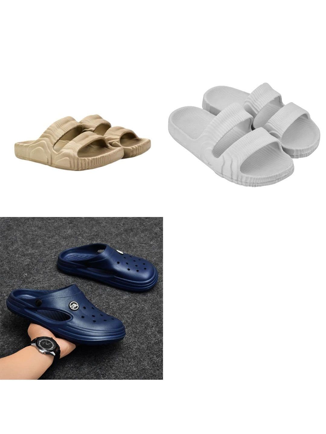 Feel alive Set Of 3 Ultra-Comfortable & Lightweight Clogs - view 1