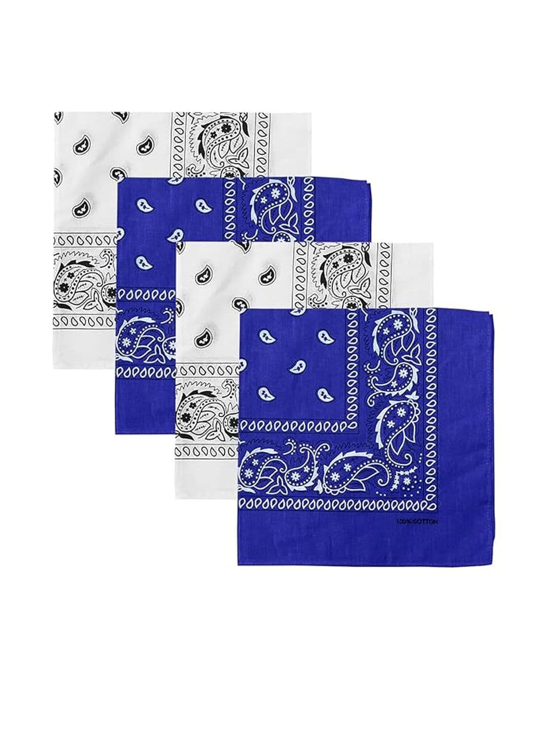 Navkar Crafts Unisex Pack of 4 Chill Wrap Cotton Bandanas - view 1