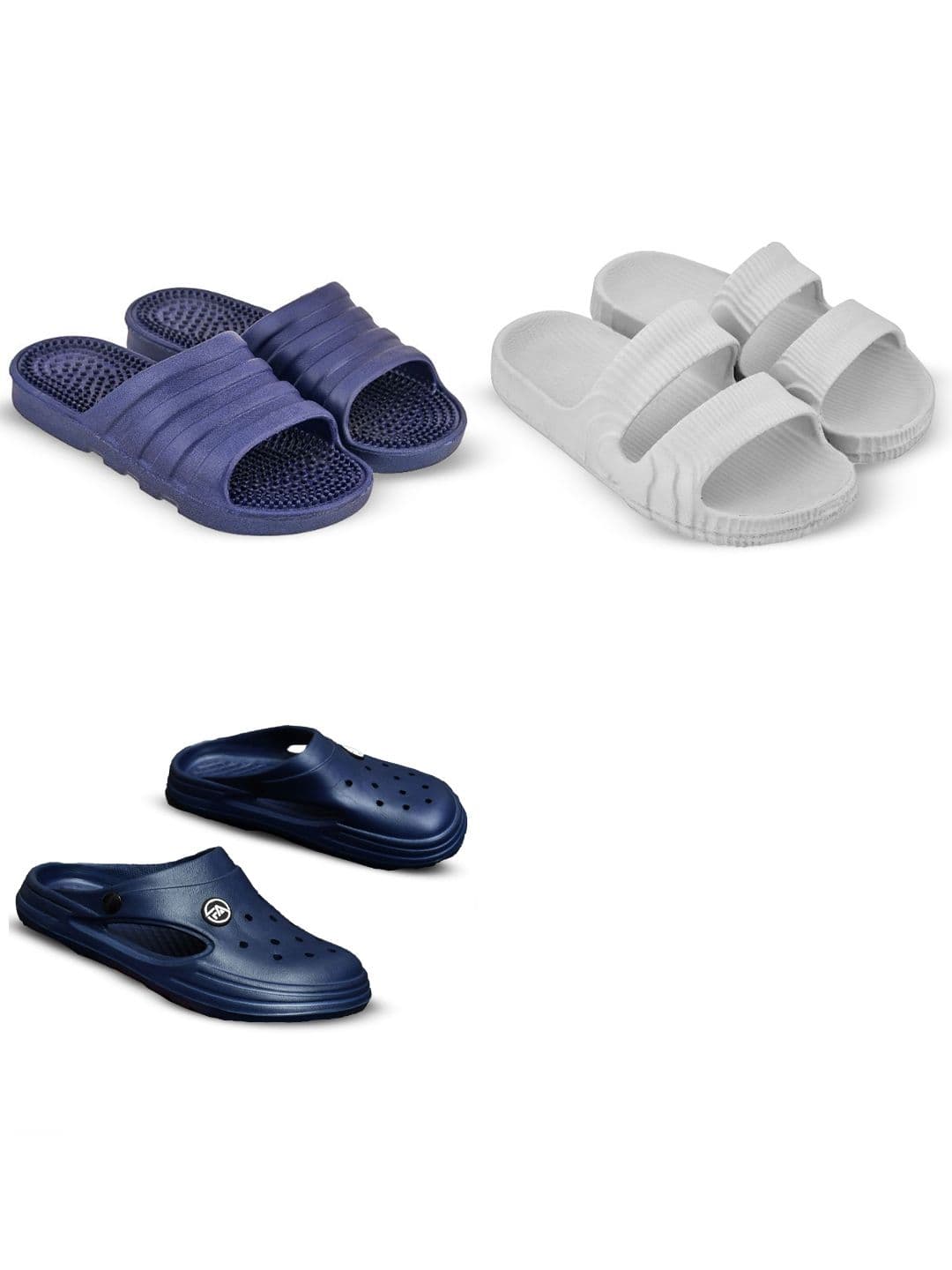 Feel alive Set Of 3 Ultra-Comfortable & Lightweight Clogs - view 1