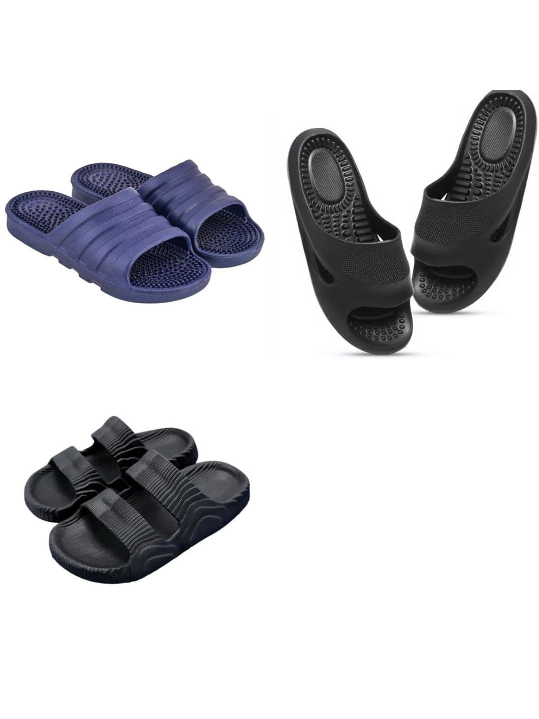 Feel alive Men Pack of 3 Ultra-Comfortable Lightweight EVA Flip Flops - view 1