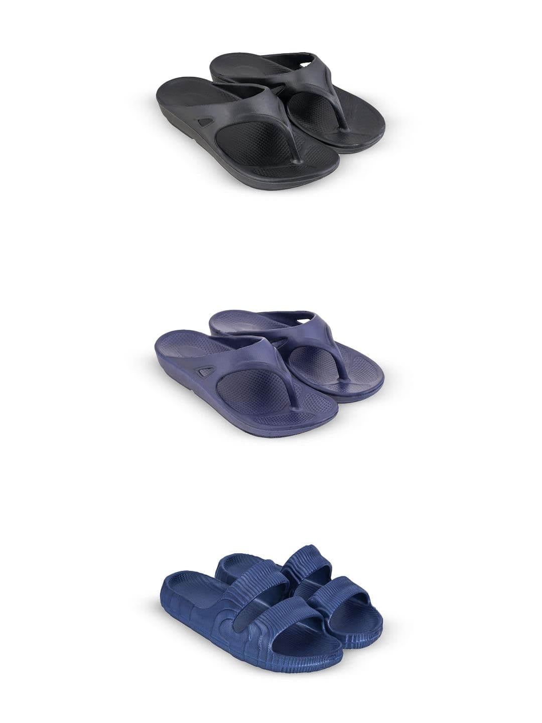 Feel alive Men Set of 3 Thong Flip-Flops - view 1
