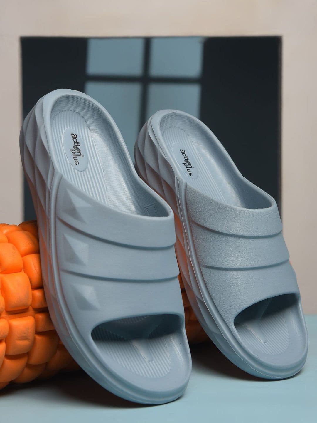Action Plus Men Solid EVA Sliders - view 1