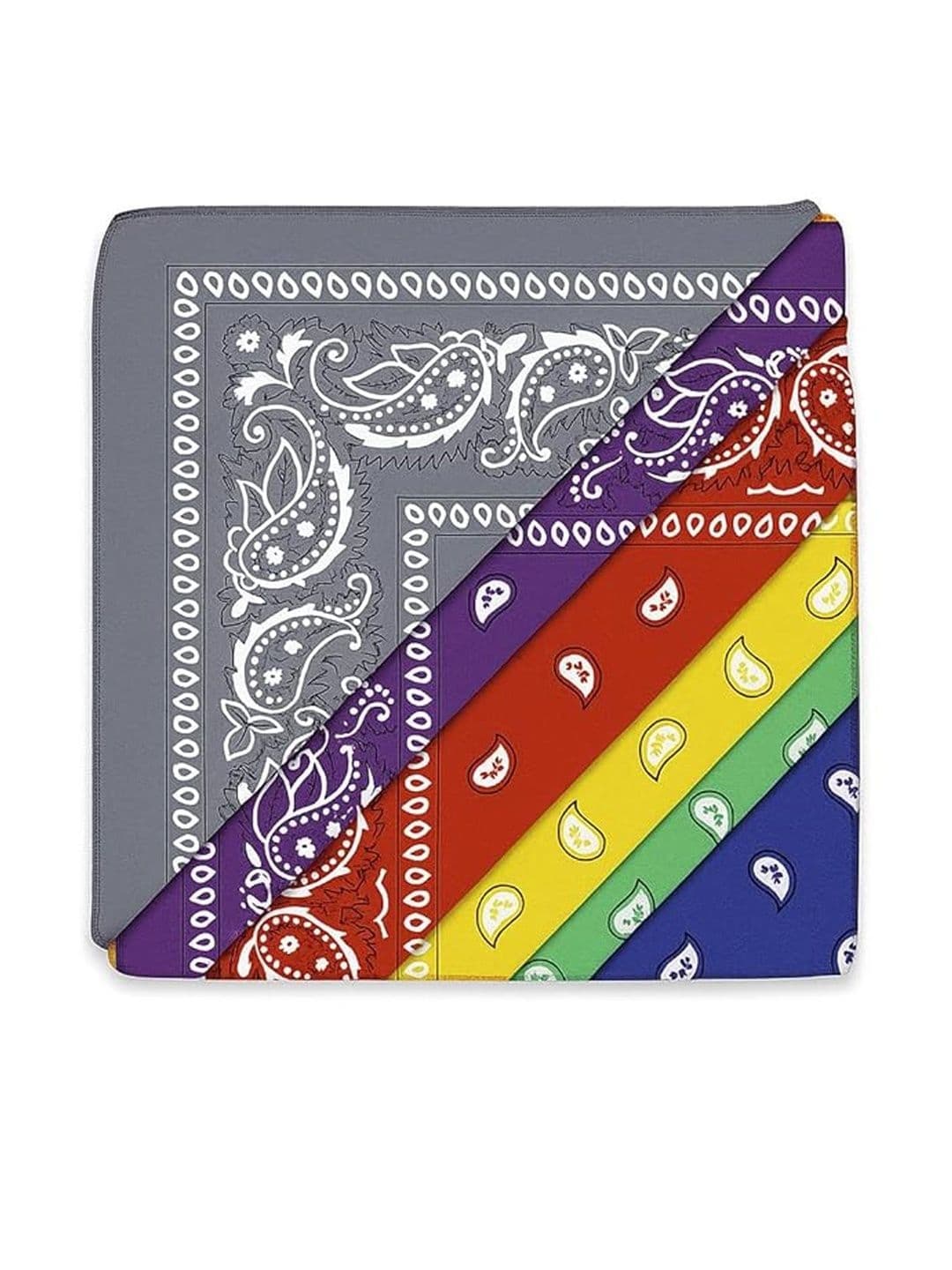 Navkar Crafts Unisex Pack Of 6 Cotton Bandana Headbands - view 1