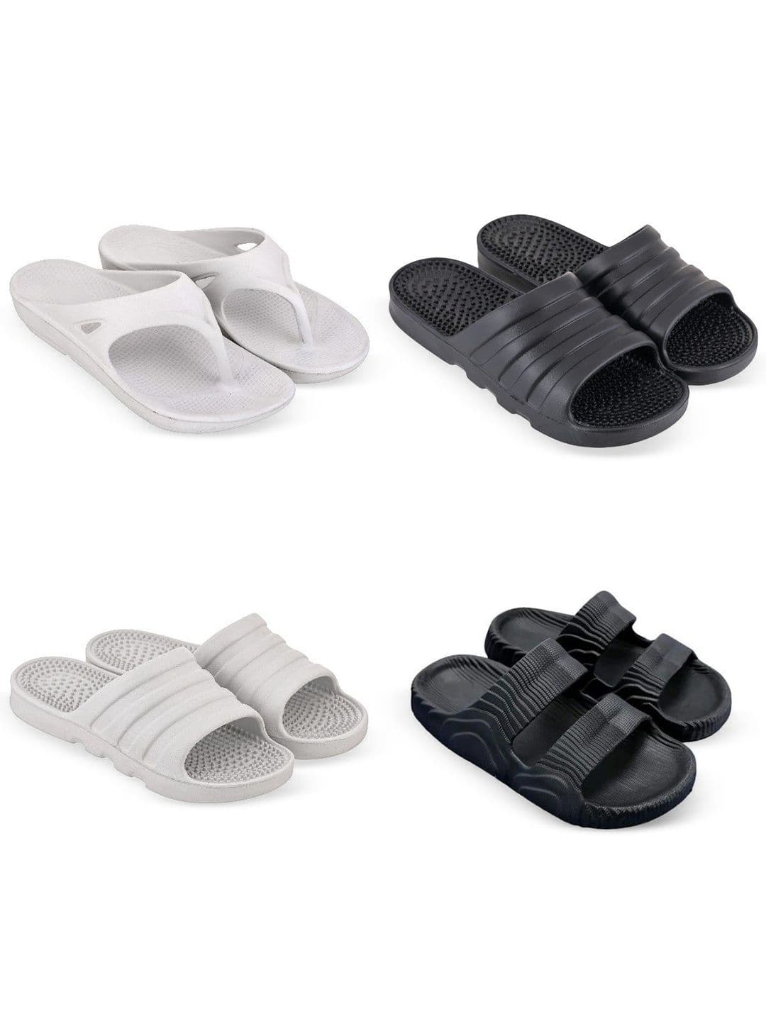 Feel alive Men Set of 4 Lightweight Flip-Flops - view 1