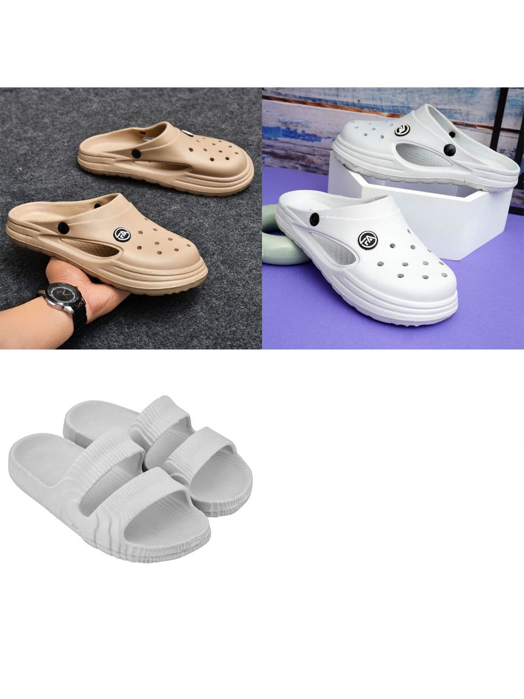 Feel alive Set Of 3 Ultra-Comfortable & Lightweight Clogs - view 1