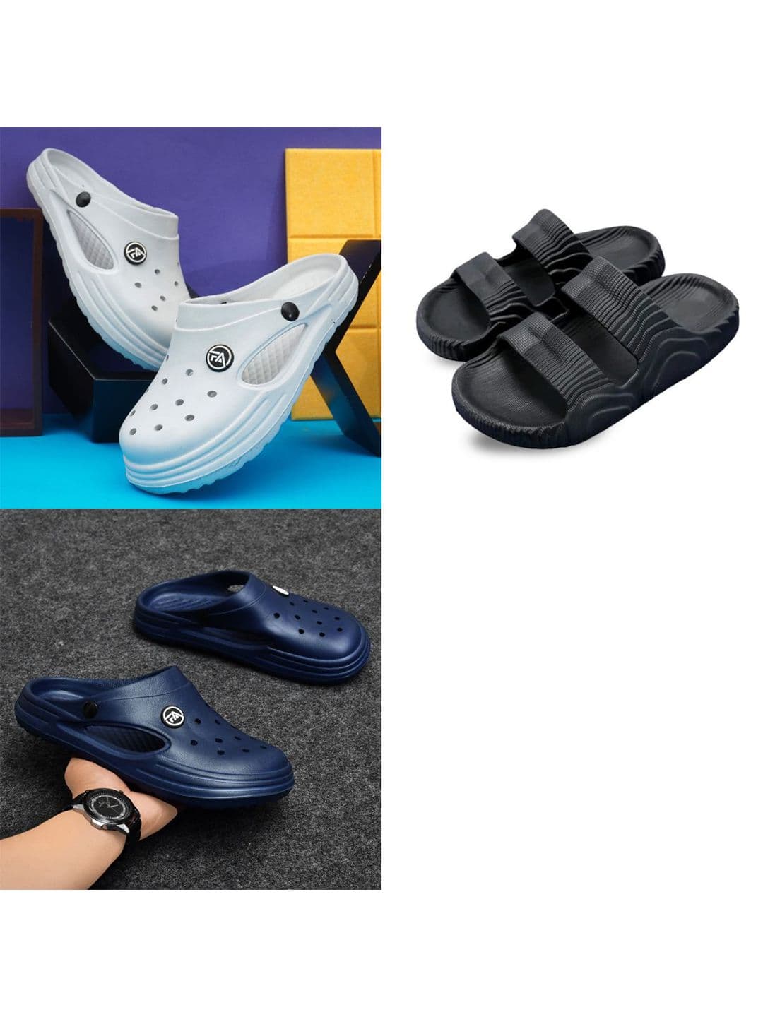 Feel alive Men Pack Of 3 Sliders - view 1