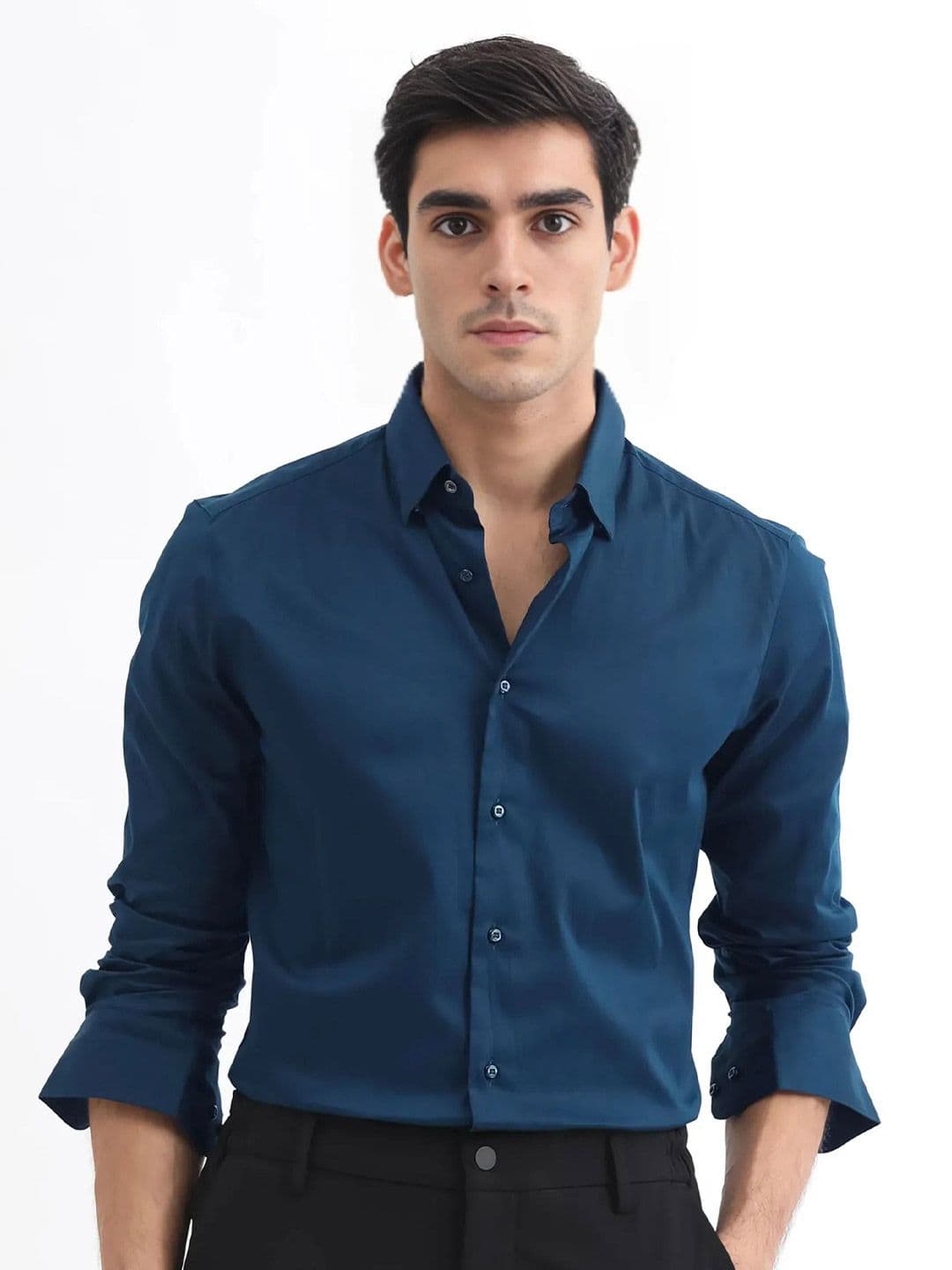 MISCHIEF MONKEY Long Sleeves Cotton Formal Shirt