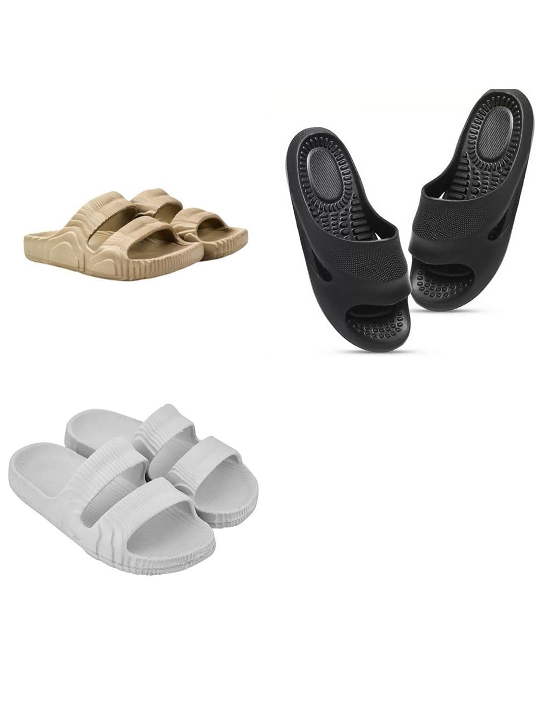 Feel alive Men Pack of 3 Ultra-Comfortable Lightweight EVA Flip Flops - view 1
