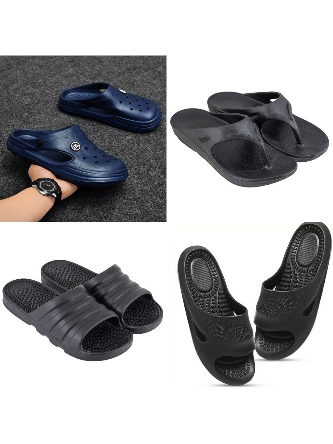 Feel alive Set Of 4 Thong Flip-Flops - view 1