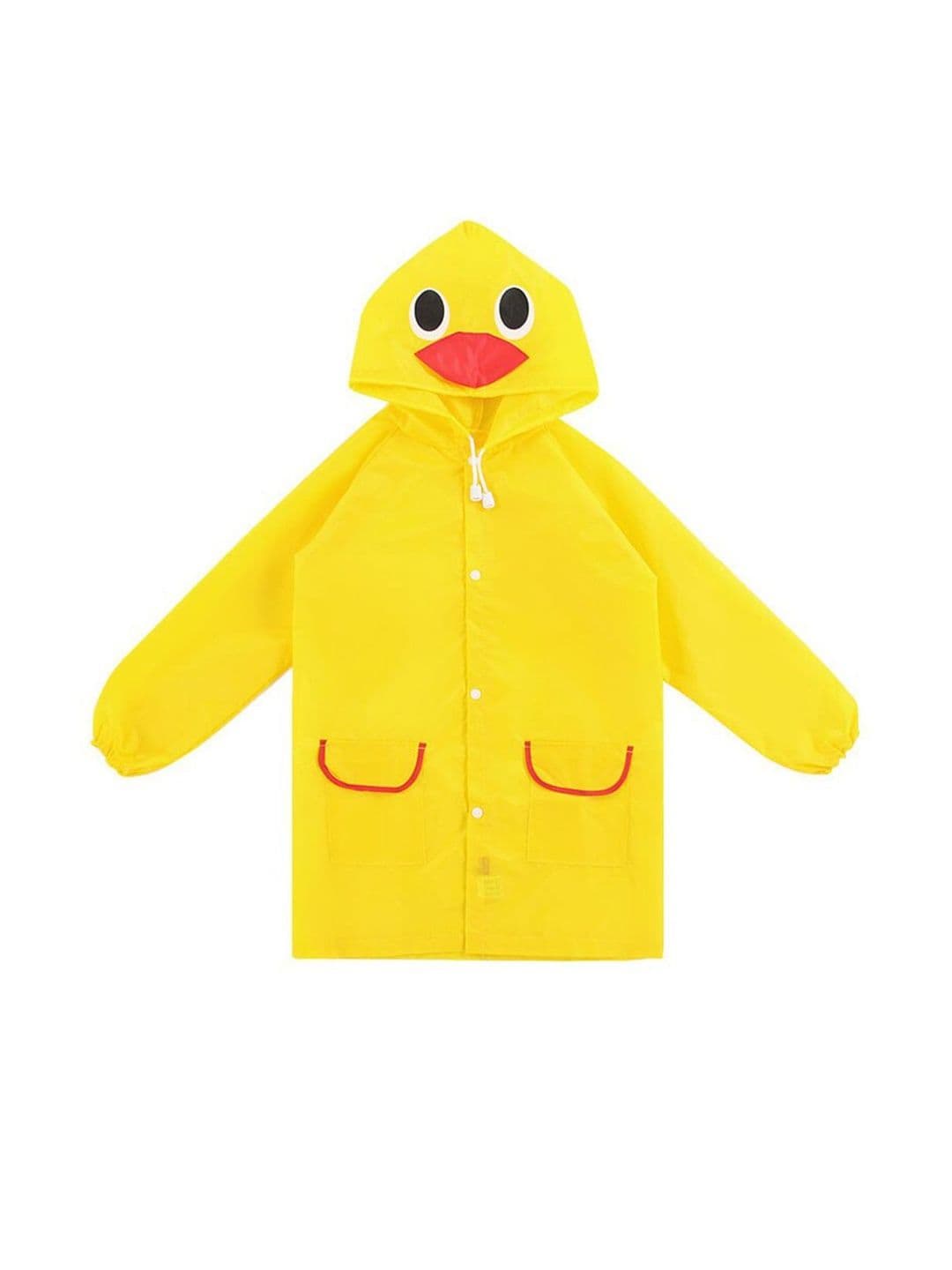 Bold N Elegant Kids Chicken Shaped Hooded Raincoat with Storage Pouch - view 1