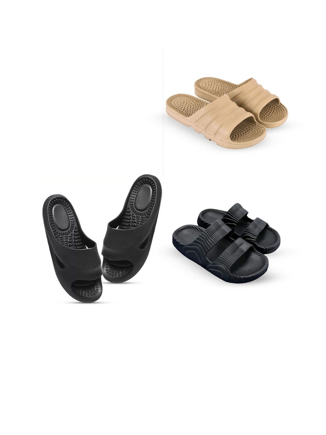 Feel alive Set Of 4 Ultra-Comfortable Lightweight Thong Flip-Flops - view 1