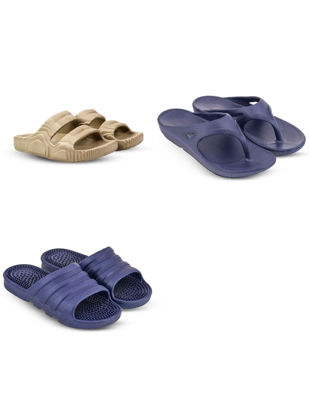 Feel alive Men Set of 3 Lightweight Sliders - view 1