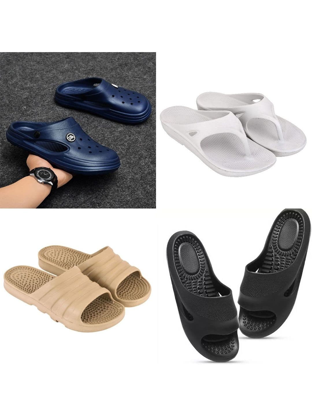 Feel alive Set Of 4 Thong Flip-Flops - view 1
