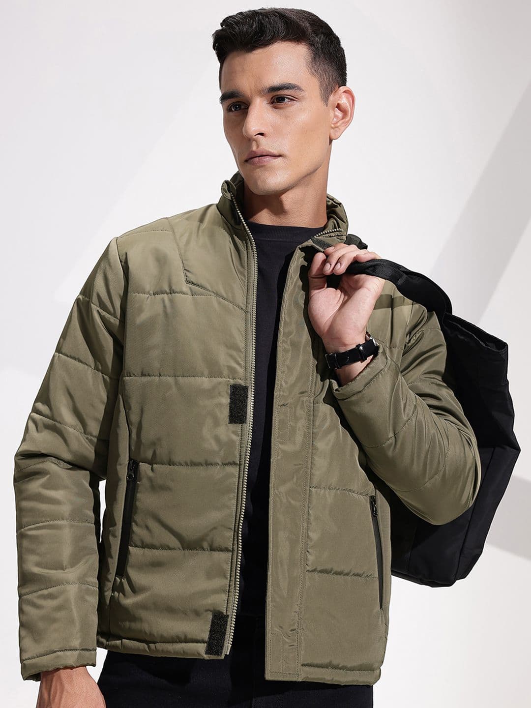 INVICTUS Mock Neck Padded Jacket - view 1
