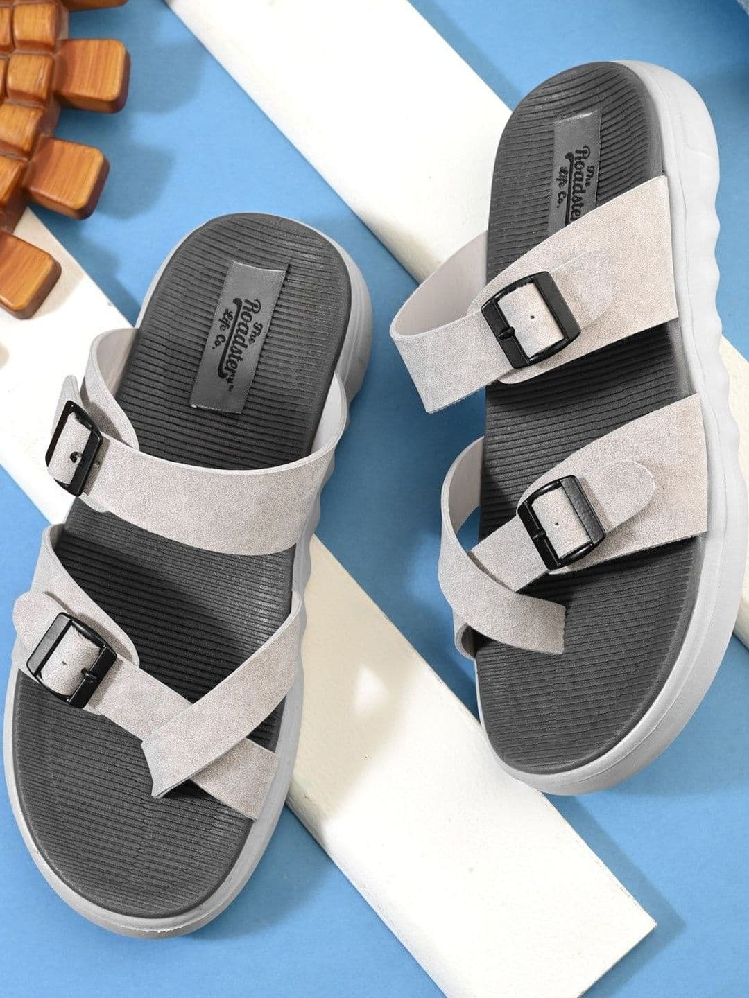 Roadster Men PU Comfort Sandals - view 1