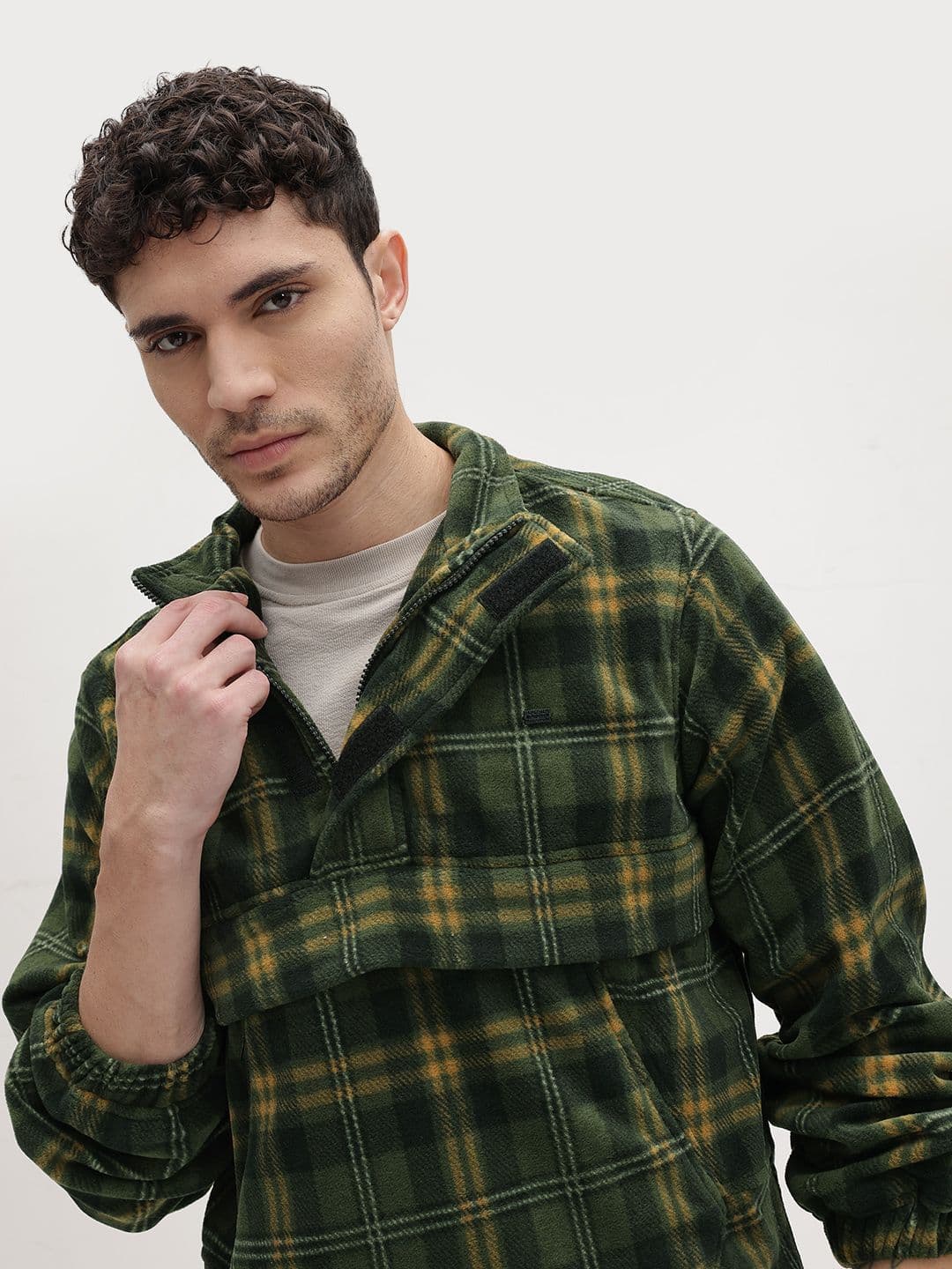 The Roadster Life Co. Fleece Mock Collar Tailored Jacket - view 1