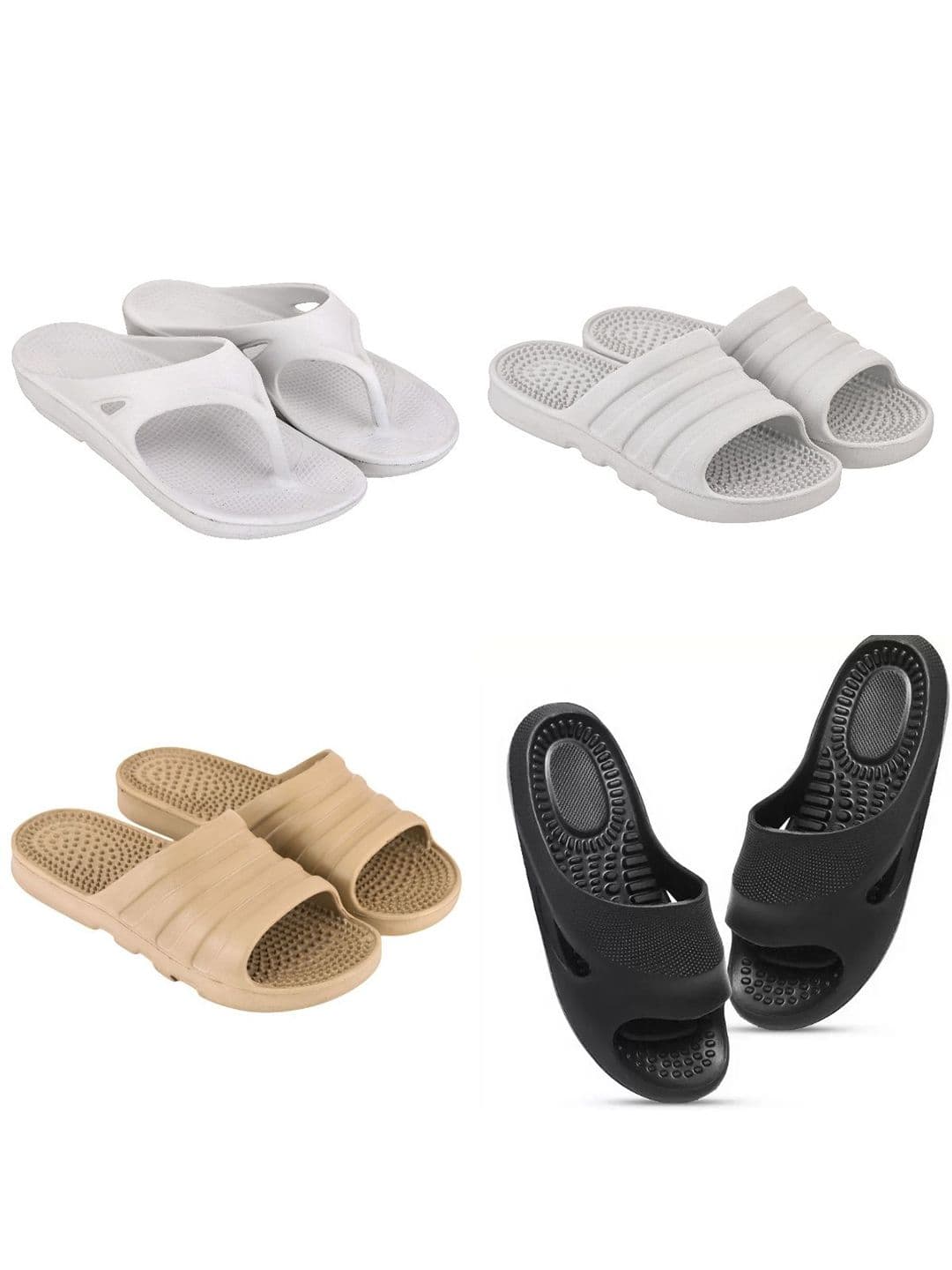 Feel alive Set Of 4 Ultra-Comfortable Lightweight Sliders - view 1