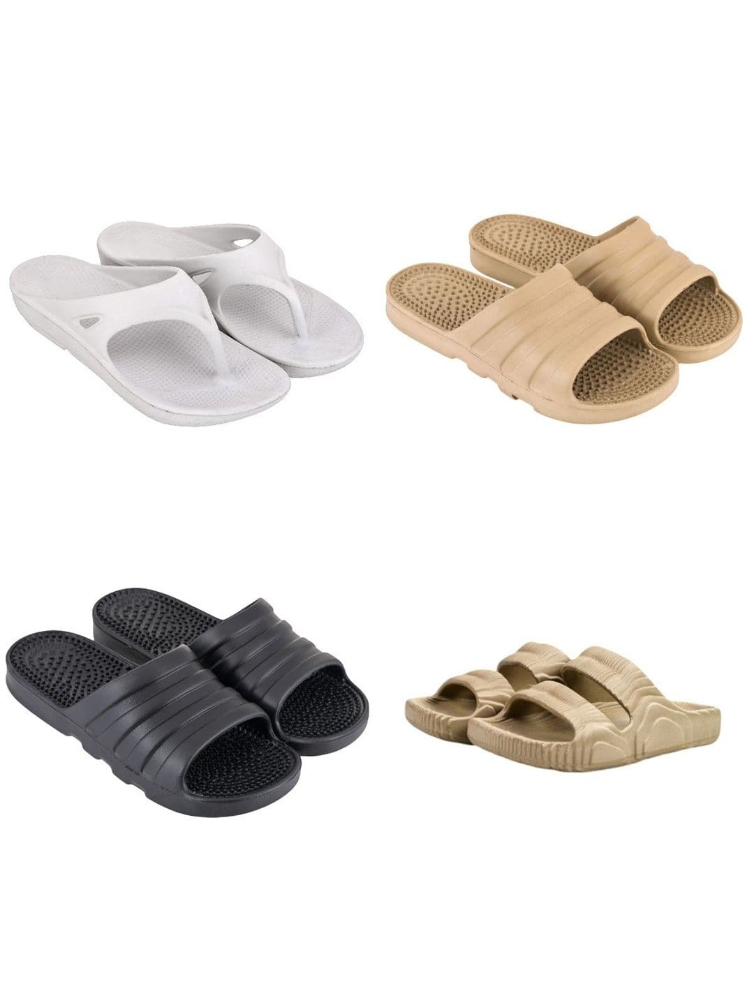 Feel alive Set of 4 Ultra-Comfortable Lightweight Sliders - view 1