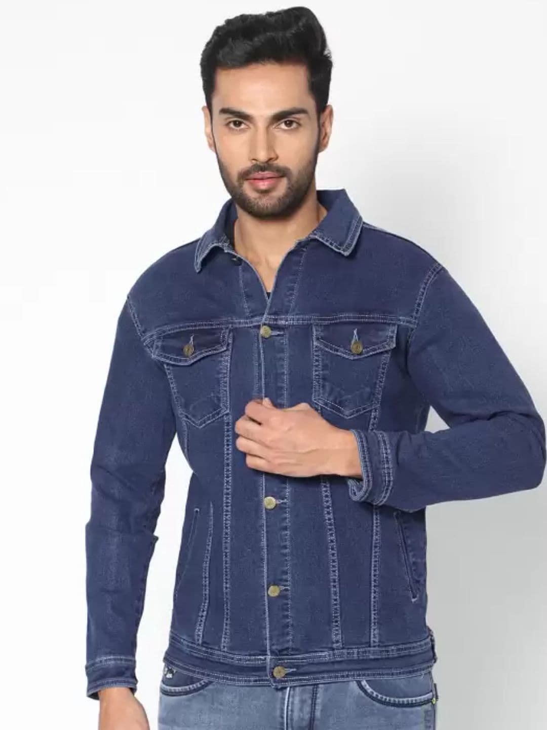 MaverIQ Regular Fit Denim Jacket - view 1