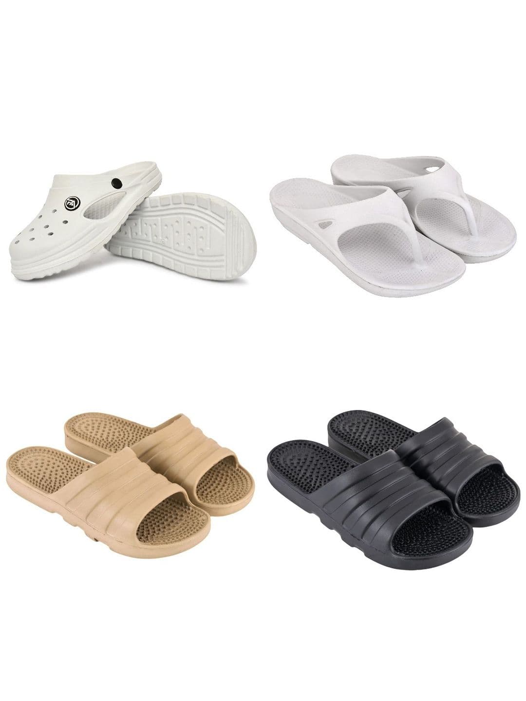 Feel alive Set Of 4 Thong Flip-Flops - view 1