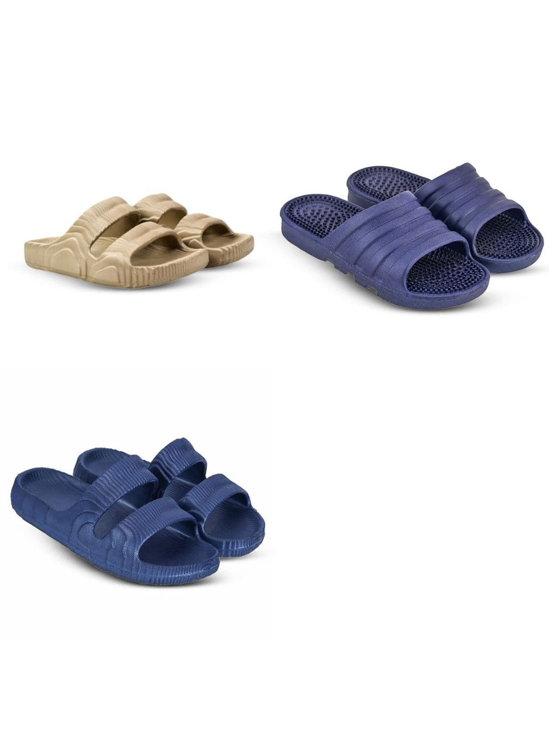 Feel alive Men Set of 3 Lightweight Flip Flops - view 1