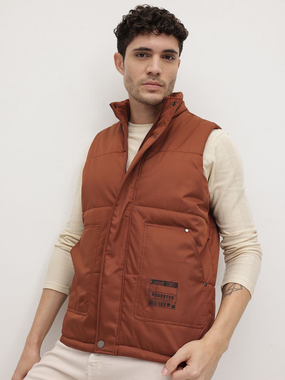 The Roadster Life Co. Mock Collar Padded Jacket - view 1