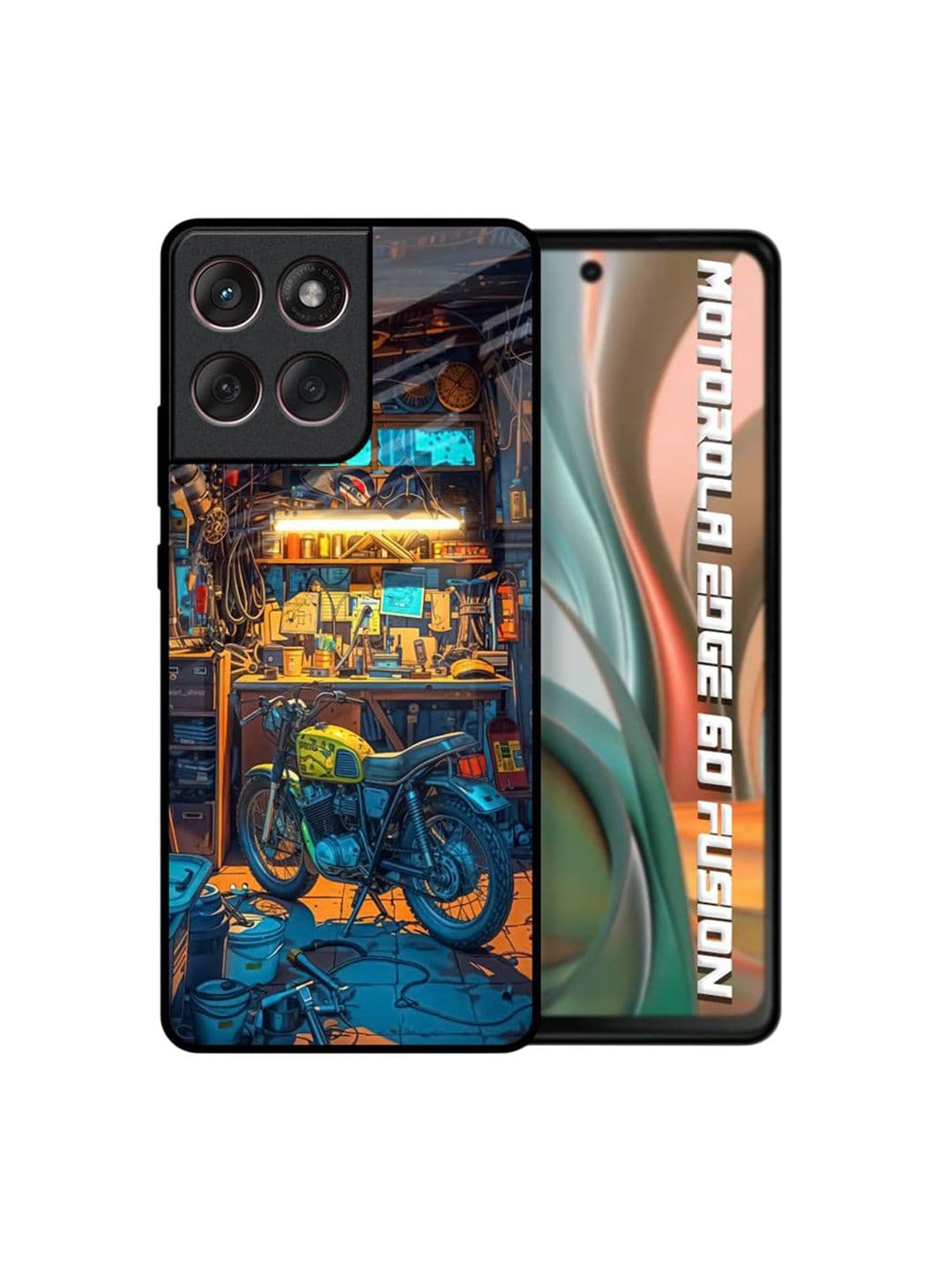 QRIOH Quirky Printed Motorola Edge 60 Fusion Back Case Mobile Accessories - view 1